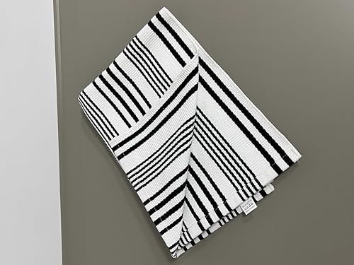 Fall Layered Doormat 27.5"x43.3",Black and White Striped Outdoor Rug - Image 5