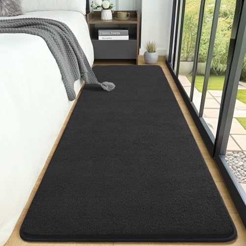 AROGAN 2x8 Runner Rug for Hallway, Long Runner Rugs Non Slip, Dark Grey - Image 2