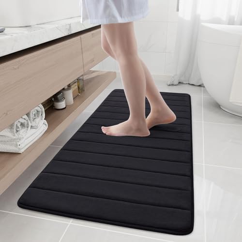 Buganda Memory Foam Bath Mat 55 x 24, Ultra Soft Absorbent Bathroom Rugs by Buganda