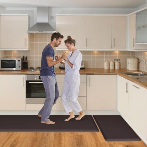 HappyTrends 2 PCS Kitchen Mat Cushioned Anti-Fatigue Floor Mat, - Image 7