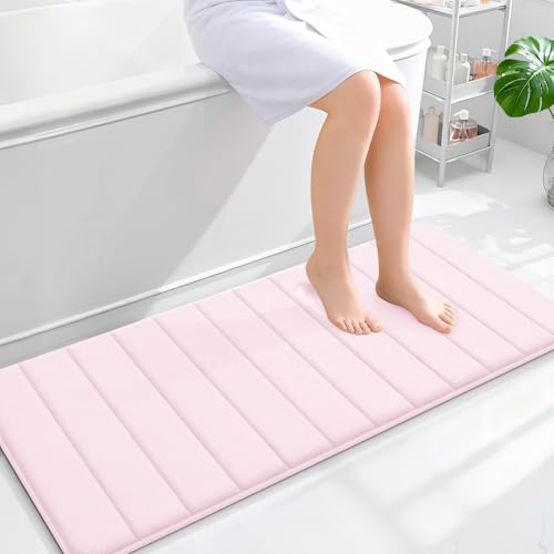 OLANLY Memory Foam Long Bathroom Rugs Runner 47x20, Super Soft Absorbent by OLANLY