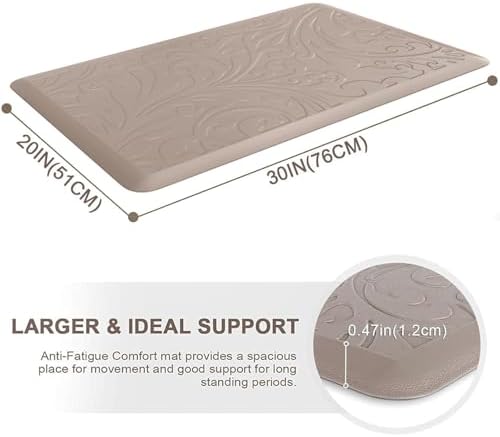 Kitchen Mat Cushioned Anti-Fatigue Comfort Standing Mat Rug for Home,Office - Image 2