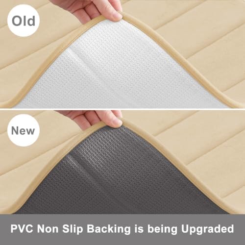Buganda Memory Foam Bath Mat 60 x 24, Ultra Soft Absorbent Bathroom Rugs - Image 4