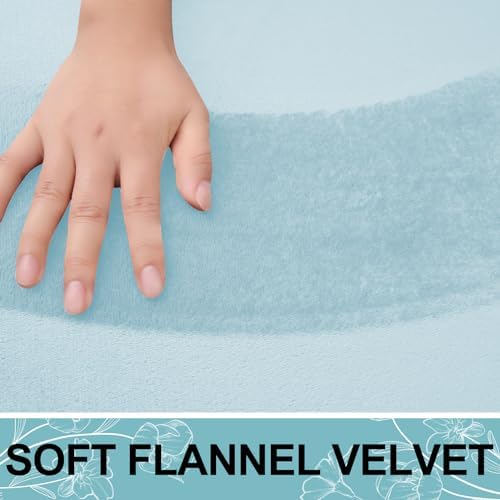 Smiry Memory Foam Toilet Rugs 24x20, Extra Soft Absorbent Bathroom Rugs - Image 4
