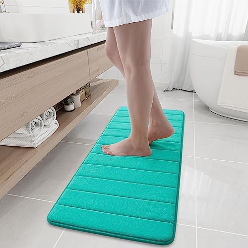 Buganda Memory Foam Bath Mat 47 x 17, Ultra Soft Absorbent Bathroom Rugs by Buganda