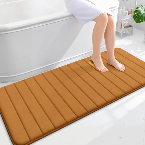 OLANLY Memory Foam Long Bathroom Rugs Runner 59x24, Super Soft Absorbent by OLANLY