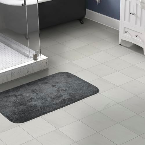Garland Rug Traditional Bath Rug, 30-Inch by 50-Inch, Dark Gray - Image 2