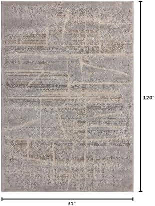 Loloi Amber Lewis Monty Natural/Mist 2'-7" x 10'-0" Runner Rug - Image 2