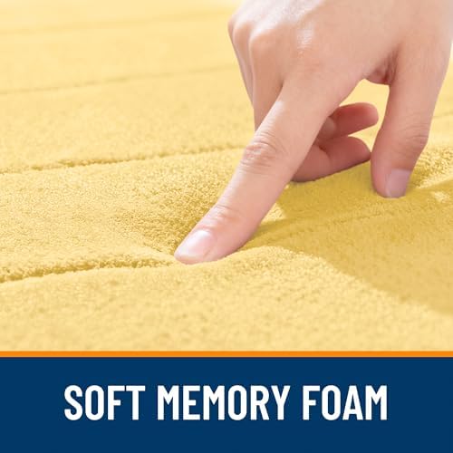 OLANLY Memory Foam Bath Mat 32x20, Super Soft and Absorbent Bathroom Rugs - Image 5