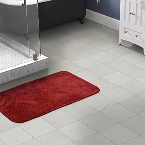 Garland Rug Traditional Plush Washable Nylon Rug, 30-Inch by 50-Inch, Chili Pepper Red (Pack of 2) - Image 2