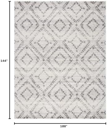 SAFAVIEH Adirondack Area Rug 9'x12', Boho Light Grey & Grey ADR131C - Image 2