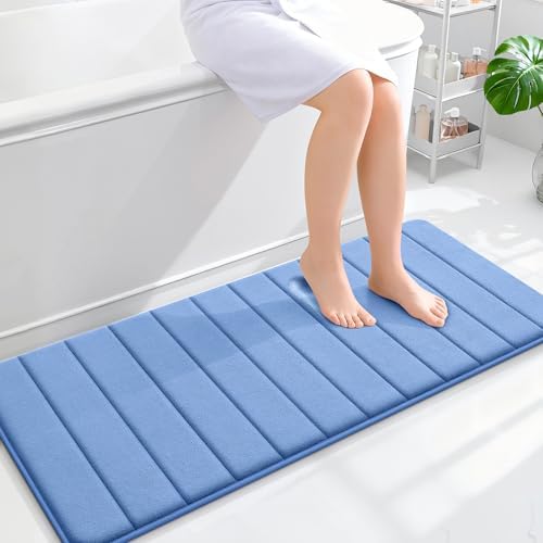 OLANLY Memory Foam Long Bathroom Rugs Runner 47x20, Super Soft Absorbent by OLANLY
