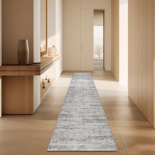 Kitchen Runner Rug 2x12 Runners Rug for Hallways Non-Slip,Long Abstract Rug Runners,Stain Resistant Soft Washable 12 ft Runner Rugs,Ultra-Thin Carpet for Entryway,Dining,Laundry Room by Unknown