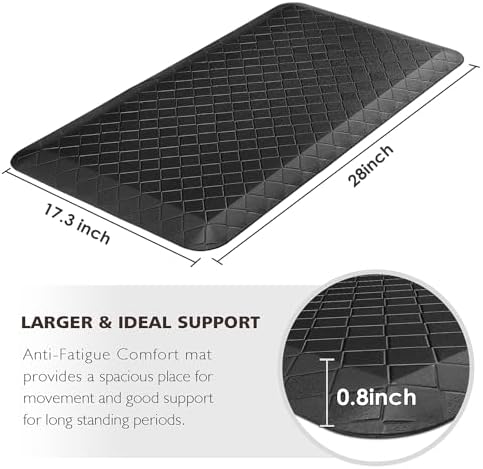 HappyTrends Kitchen Floor Mat - 4/5 Inch Thick Anti-Fatigue Kitchen Rug - Image 2
