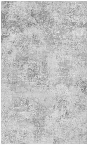 Tortania Area Rug Living Room Rugs - 3x5 Washable Soft Neutral Boho Moroccan Farmhouse Mat Indoor Floor Carpet for Bedroom Under Dining Table Home Office Decor - Ivory Grey - Image 7