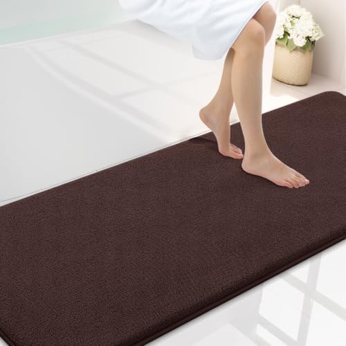 Smiry Memory Foam Bath Mat 72x24, Extra Soft Absorbent Bathroom Rugs by Smiry