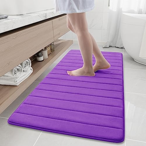 Buganda Memory Foam Bath Mat 60 x 24, Ultra Soft Absorbent Bathroom Rugs by Buganda
