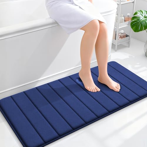 OLANLY Memory Foam Long Bathroom Rugs Runner 44x20, Super Soft Absorbent by OLANLY