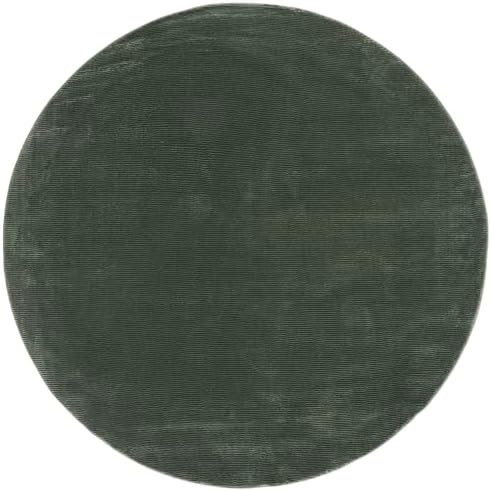 SAFAVIEH Revive Round Rug 8', Modern Green REV102Y - Image 2