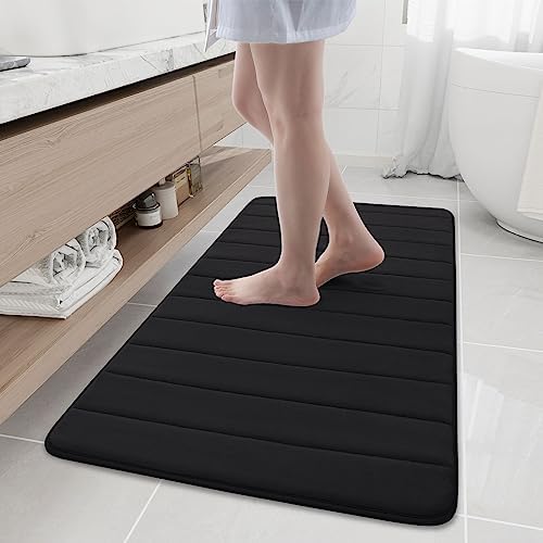 Buganda Memory Foam Bath Mat 47 x 24, Ultra Soft Absorbent Bathroom Rugs by Buganda