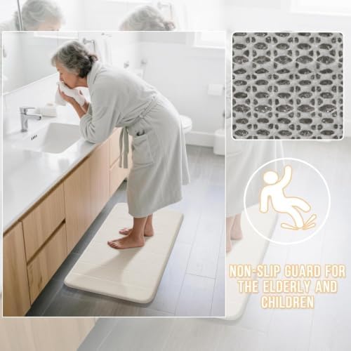 Yimobra 36"x24" + 31.5"x20" + 17"x24" Memory Foam Bath Mat Set 3 Pieces - Image 5