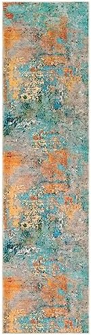 Lahome Modern Abstract Rug - 2x8 Colorful Hallway Runner Rug, Non Skid Washable, Bathroom Carpet, Indoor Floor Entryway Runner for Living Dining Bedroom Kitchen - Image 7