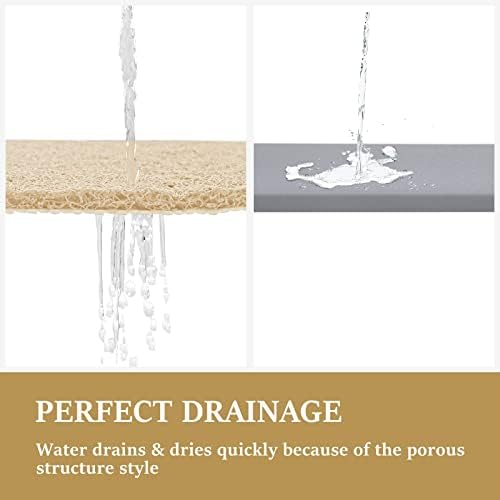 LuxStep Shower Mat Bathtub Mat Non-Slip Bath Mat with Drain, Quick Drying - Image 6