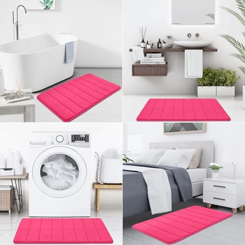 Buganda Memory Foam Bath Mat 30 x 20, Ultra Soft Absorbent Bathroom Rugs - Image 7