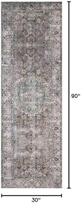 Loloi Layla Taupe/Stone 2'-6" x 7'-6" Runner Rug - Image 2