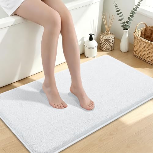 Smiry Memory Foam Bath Mat 40x24, Extra Soft Absorbent Bathroom Rugs by Smiry