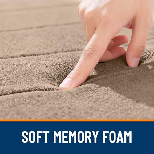 OLANLY Memory Foam Bath Mat 30x20, Super Soft and Absorbent Bathroom Rugs - Image 5