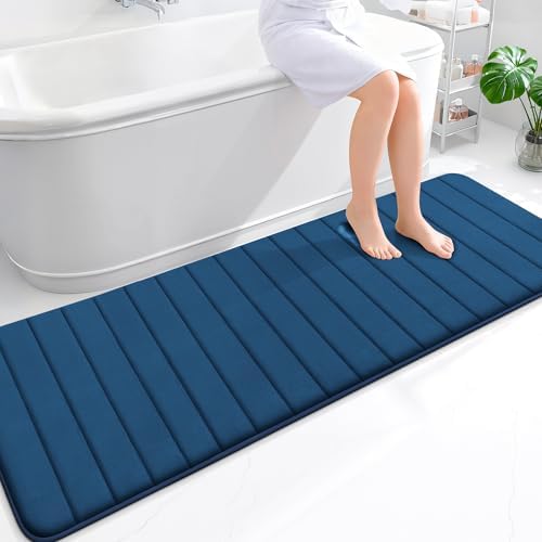 OLANLY Memory Foam Long Bathroom Rugs Runner 70x24, Super Soft Absorbent by OLANLY