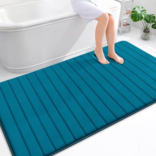 OLANLY Memory Foam Large Bath Mat 70x46, Super Soft Absorbent Bathroom Rugs by OLANLY