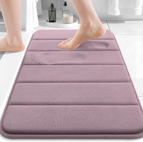 Buganda Memory Foam Bath Mat 24 x 16, Ultra Soft Absorbent Bathroom Rugs by Buganda