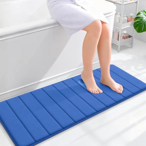 OLANLY Memory Foam Long Bathroom Rugs Runner 47x17, Super Soft Absorbent by OLANLY