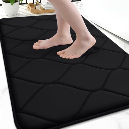 Smiry Memory Foam Bath Mat 36x24, Ultra Soft Absorbent Bathroom Rugs by Smiry