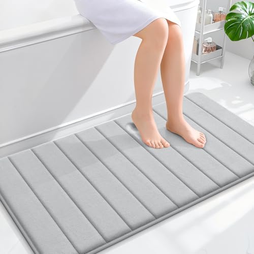 OLANLY Memory Foam Long Bathroom Rugs Runner 44x24, Super Soft Absorbent by OLANLY
