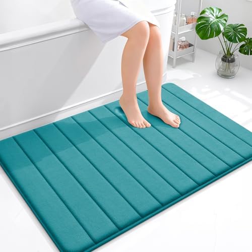 OLANLY Memory Foam Large Bath Mat 44x32, Super Soft Absorbent Bathroom Rugs by OLANLY
