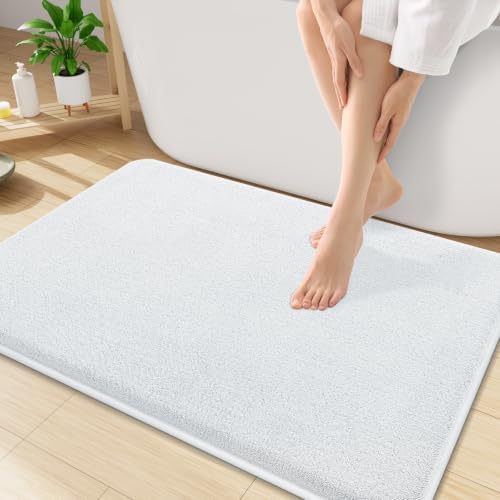 Smiry Memory Foam Bath Mat 34x21, Extra Soft Absorbent Bathroom Rugs by Smiry