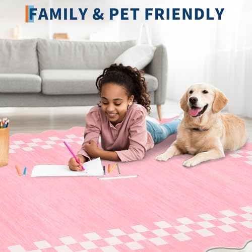 GarveeHome Washable Runner Rug 2x10 Modern Bordered Hallway Runner Rug - Image 3