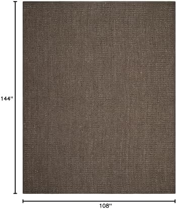 SAFAVIEH Natural Fiber Area Rug 9x12, Jute Knotted Large Brown NF447D - Image 2