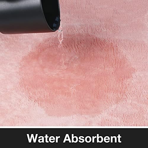 Light Pink Bathroom Runner Rugs Long Narrow Bath Mat Skinny Thin Bathmat - Image 4