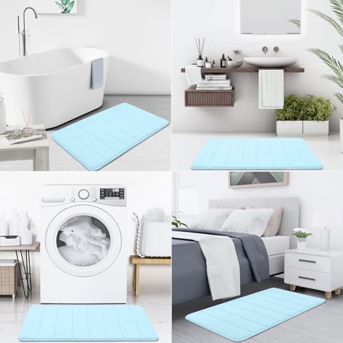 Buganda Memory Foam Bath Mat 24 x 16, Ultra Soft Absorbent Bathroom Rugs - Image 7