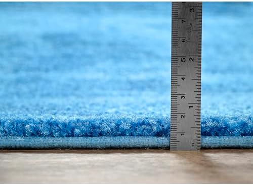 Garland Rug Traditional Nylon Washable Electric Blue 3 Bath Rugs (17" X 24", 21" X 34", 21" X 34") - Soft, Absorbent, and Stylish for Your Bathroom - Image 3