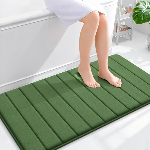 OLANLY Memory Foam Long Bathroom Rugs Runner 44x24, Super Soft Absorbent by OLANLY