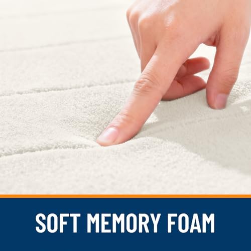 OLANLY Memory Foam Bath Mat 34x21, Super Soft and Absorbent Bathroom Rugs - Image 5