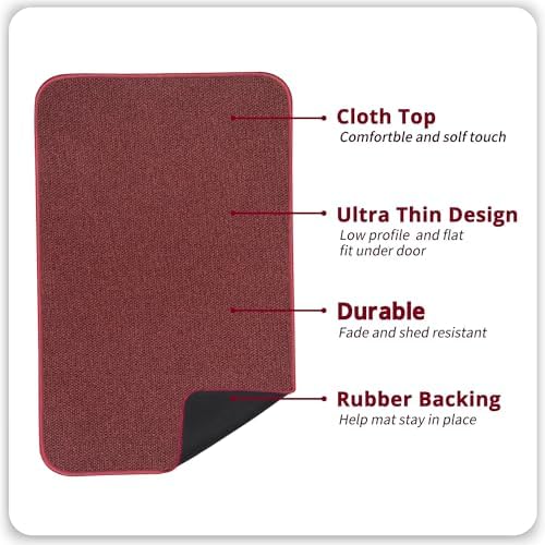 Bath Mat,Ultra Thin Bathroom Rugs,Rubber Bath Mats for Bathroom,Bath rugs - Image 3