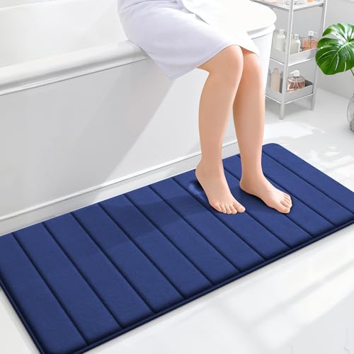 OLANLY Memory Foam Long Bathroom Rugs Runner 47x20, Super Soft Absorbent by OLANLY