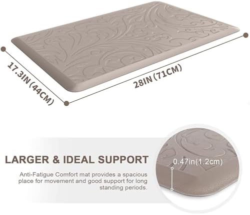 Kitchen Mat Cushioned Anti-Fatigue Comfort Standing Mat Rug for Home,Office - Image 2