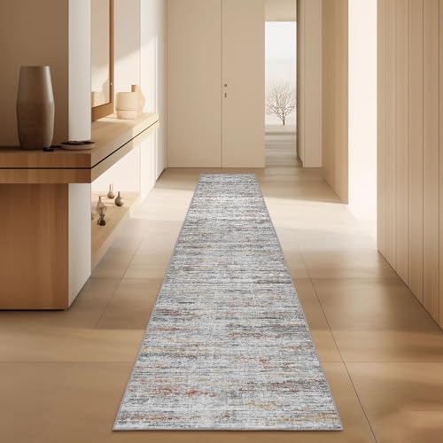 Washable Runner Rugs 3x10 Abstract Kitchen Runner Rug Non Slip Backing, Ultra-Thin Carpet Runners for Hallway 10 ft,Long Rug Runner for Entryway Living Room Bedroom Laundry Room by Unknown